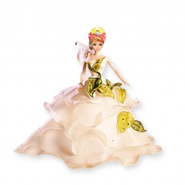 Lovely Food Grade Plastic Doll Model Mould Cake Mold for DIY Doll Dress Sugarcraft Fondant Cake Decorating Tools