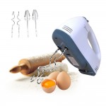 Electric Hand Mixer Egg Beater 7-Speed Easy Mix Good Grips Cake Mixer Ultra Power Stainless Steel Beater 2 Beater Hook 2 Mixer Hook