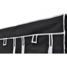 2 x Folding Wardrobe Black
