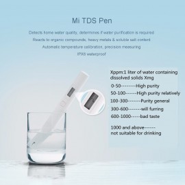 Xiaomi Professional Portable TDS Meter Detection Pen Digital Water Filter Measuring Quality Purity Pocket Tester IPX6 Waterproof