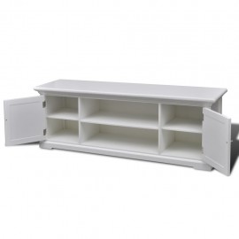 White Wooden TV Stand
