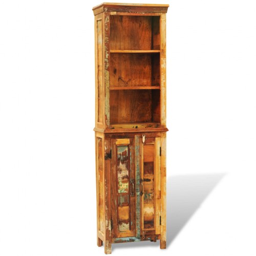 Vintage Style Reclaimed Solid Wood Bookshelf