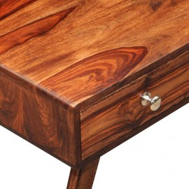 Sheesham hardwood TV cabinet Sideboard 2 drawers Vintage 40 cm