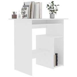 Desk white 80 x 45 x 74 cm chipboard