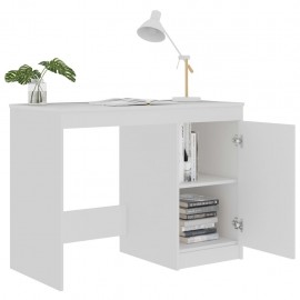Desk white 100 × 50 × 76 cm chipboard