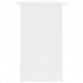 Desk glossy white 90 × 50 × 74 cm chipboard