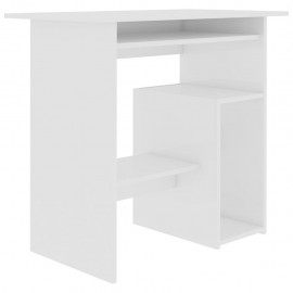 Desk glossy white 80 x 45 x 74 cm chipboard