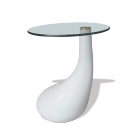 Drop Coffee Table White