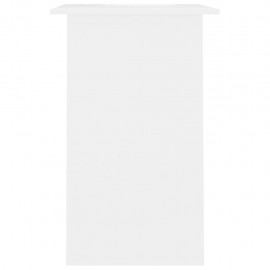 White chipboard desk 90x50x74 cm