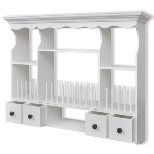 White Wooden Kitchen Wall Cabinet